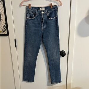 Agolde Classic Blue Denim Jeans